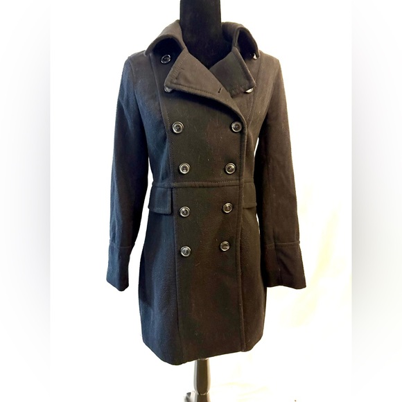 H&M Jackets & Blazers - H&M Double Breasted Black Pea Coat